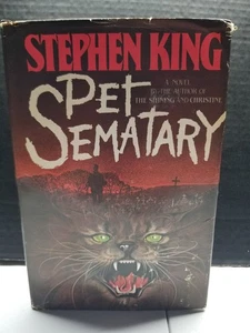 Stephen King Pet Sematary Hardback Hardcover Book 1983 - Imagen 1 de 6