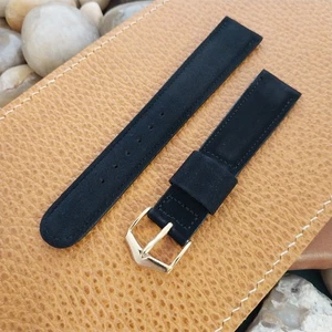 17,2mm JB Champion USA Suede Single-Keeper Strap NOS 1950s Vintage Watch Band - Bild 1 von 5