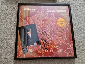 The Drifters Their Greatest Recordings the Early Years LP Vinyl Autographed - Picture 1 of 1