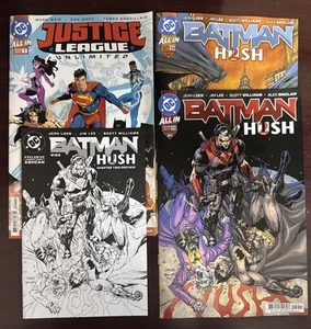 Batman #158 Cover A #159 Ashcan & A Justice league Unlimited #1 2025 DC * HUSH - Picture 1 of 1