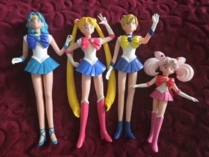 Sailor Moon Top Modell Puppen Mond Neptun Uranus und Chibimoon Figuren - Bild 1 von 11