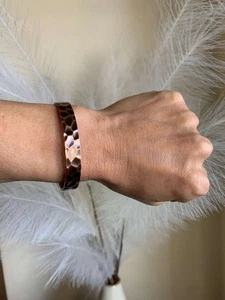 Gehämmertes reines Kupfer Magnetarmband Arthritis Schmerzlinderung Balance Energie Max - Bild 1 von 8