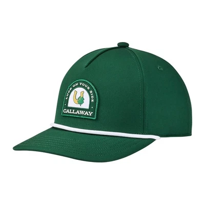 NEW Callaway Golf 2025 Lucky Collection Rope Snapback Hat Cap - Green - Image 1 of 2