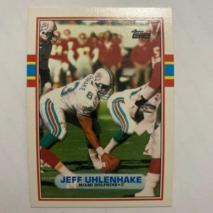 Jeff Uhlenhake 1989 Topps negociado radiocontrol novato #36T Dolphins Buckeyes - Imagen 1 de 10