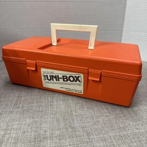 Vintage Orange Storage Box Handle Mid-Century North Central Plastics Prop (s3) - Picture 1 of 7