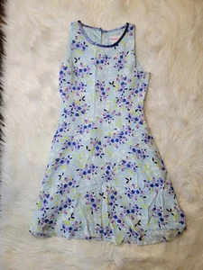 Vestido de fiesta de jardín floral azul claro talla 10 American Girl niños niñas - Imagen 1 de 11