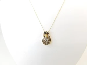 Collar de diamantes baguette redondos de oro amarillo de 18" 10K 2/3 CTTW (AM1069722) - Imagen 1 de 6