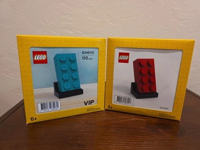 LEGO Red Buildable Brick (6313287) and Teal Buildable Brick (6346101)NEW! SEALED - Image 1 of 4