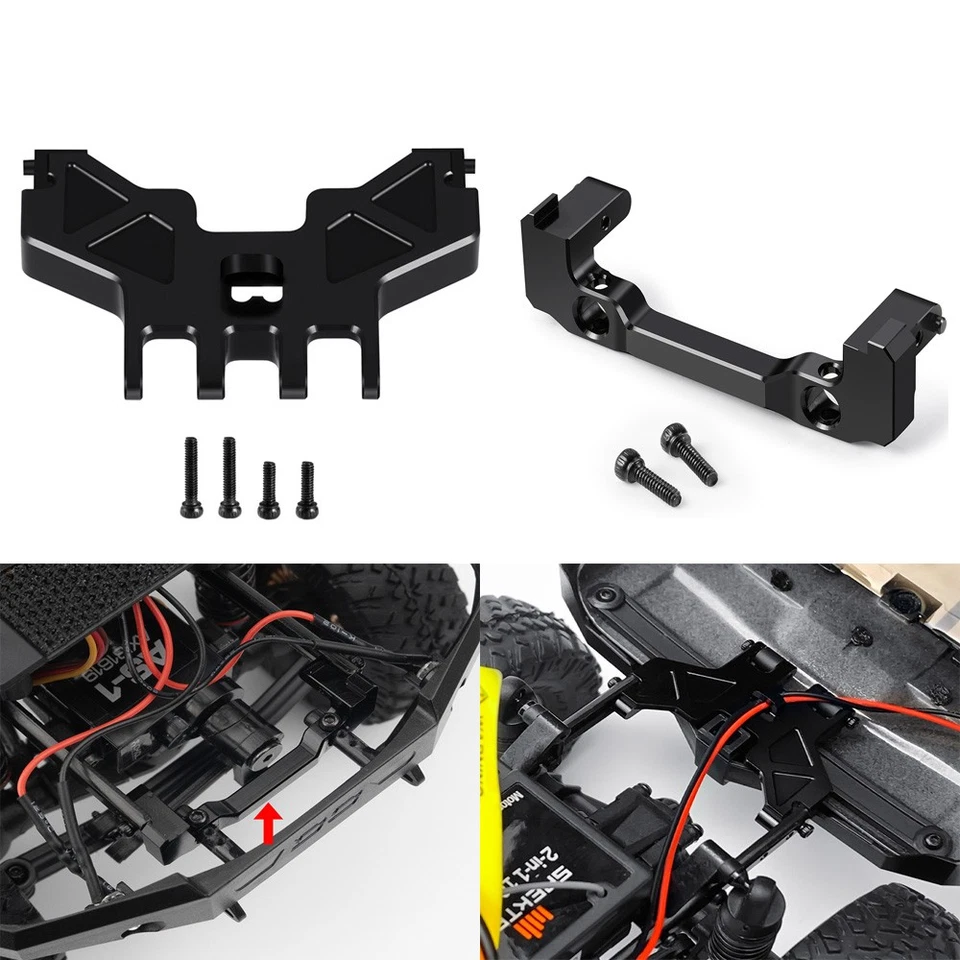 Alloy RC Front Bumper Mount/Rear Body Shell Mount for SCX24 GX470 1/24 RC Car - Image 1 of 1