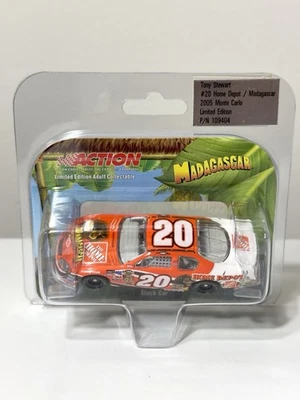 2005 Tony Stewart #20 Home Depot/Madagascar 1/64 Scale NASCAR Diecast Action ARC - Image 1 of 2