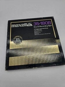 Maxell UD-XL 35-180B cinta bobina de aluminio bobinas cintas carretes 26,5 cm audio vintage - Imagen 1 de 3