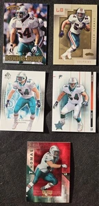5 card Zach Thomas lot- HOF Miami Dolphins 1997-2003 Mixed Brands - Picture 1 of 1