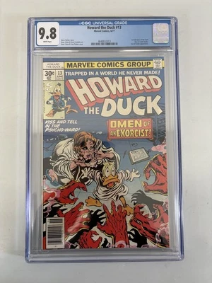 HOWARD THE DUCK #13 1st full KISS Comics 1977 SON OF SATAN Gerber Colan CGC 9.8  - Image 1 of 2