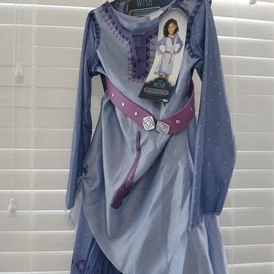Disney's Wish Halloween Girl's Costume Asha Dress Kids 4-6X  (New) - Image 1 of 4