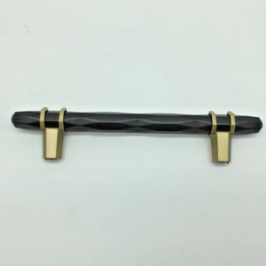 London 5-1/16 in. (128mm) Black Bronze/Golden Champagne Bar Cabinet Pull, 2-pack - Picture 1 of 4