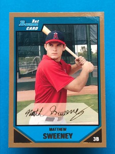 2007 Bowman Prospects Gold Matthew Sweeney #BP11