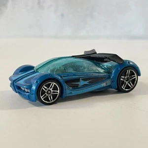 Hot Wheels Track Stars Iridium 115/180 07/12 Blue loose - Picture 1 of 7