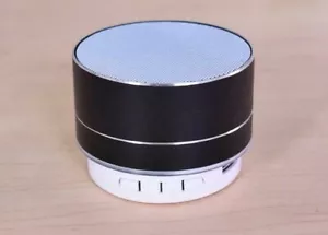MINI ALTAVOZ INALÁMBRICO RECARGABLE BLUETOOTH AUXILIAR TF FM A10 NEGRO - Imagen 1 de 9