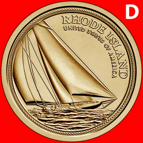 2022-D Rhode Island (RI) American Innovation Uncirculated Dollar Coin Cover