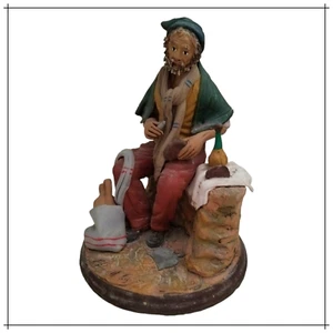 Personaggi presepe artigianale terracotta statuine presepio pastore pastorello - Foto 1 di 4