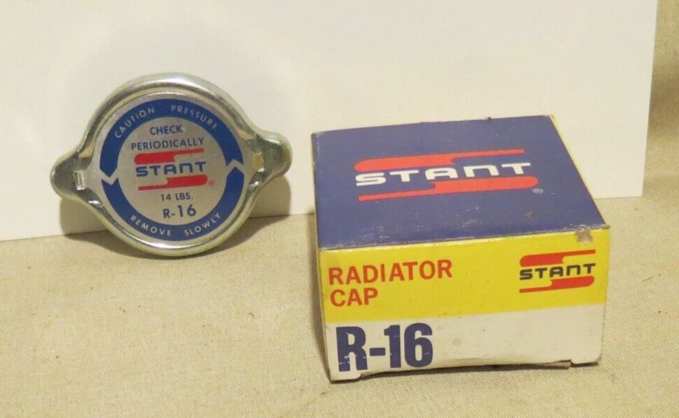 Tapa radiador Stant R 16 (12-15 libras) 1957-77 Moar AMC JEEP HUDSON NASH PACKARD   Foto 1 de 1