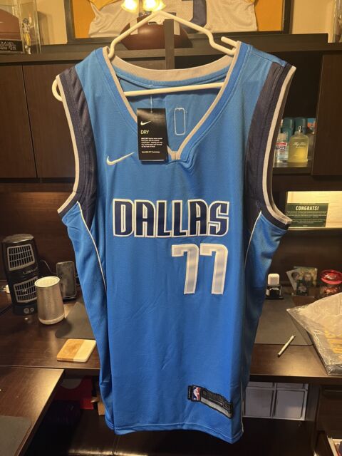 Nike, Shirts, Dallas Mavs Stitched Doni City Edition 92 Swingman Jersey  Chime Patch Sz 54