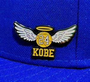 LOS ANGELES LAKERS KOBE BRYANT 24 HAT/CLOTHING METAL ENAMEL PIN - Picture 1 of 1