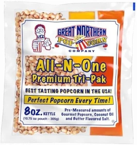 Great Northern Popcorn Company Antique Style Popcorn Popper 8 oz Packs Kernel... - Picture 1 of 7