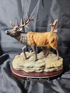 Vintage Home Interiors 11191-02 Gentle Giant Masterpiece Porcelain Elk 2002 NOS - Picture 1 of 9