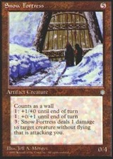 Snow Fortress Ice Age 2x - Lightly Played, English MTG Magic