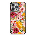 Pink and Mustard Floral iPhone Case for iPhone 15 14 13 12 11