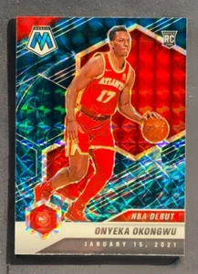 2020-21 Mosaic Onyeka Okongwu GENESIS NBA Debut RC PRIZM SSP Hawks - Picture 1 of 2