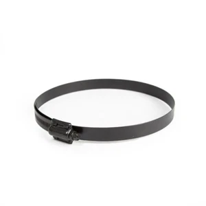 Abrazadera furtiva de 6,00"" - 6,125"" NEGRA acero inoxidable engranaje de gusano de alta resistencia - Imagen 1 de 4