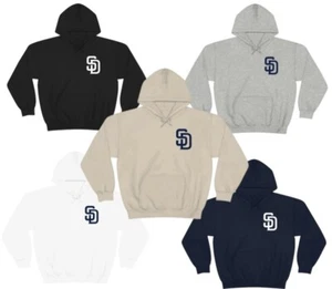 San Diego padres heavy blend Hoodie sweatshirt - Picture 1 of 6