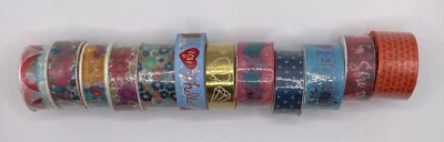 Washi Tape LOT Of 84 In Packaging And Out | Pretty Colors Washi Tape | Scrapbook - Image 1 of 4