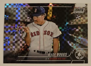 2022 Topps Stadium Club Chrome Wade Boggs X-fractor Red Sox #196 - Picture 1 of 2