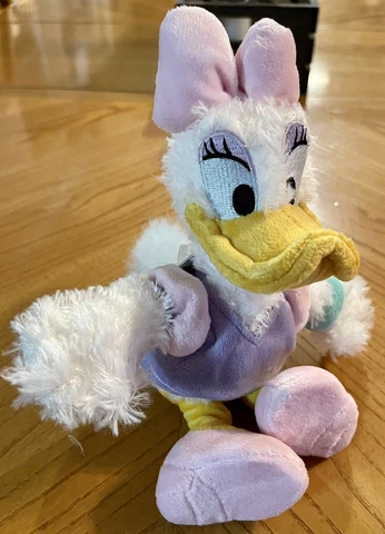 NEW VTG Daisy Duck Plush Stuffed Beanie 10" Walt Disney World NWT C8 Cover