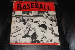 COPERTINA VINTAGE SETTE 1945 BASEBALL MAGAZINE BOSTON BRAVES TOMMY HOLMES - Foto 1 di 4