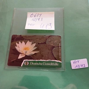 Telefonkarte Umwelthilfe O 604 aus 12.93 Teichrosen unbenutzt Aufl. 7600 - Bild 1 von 1