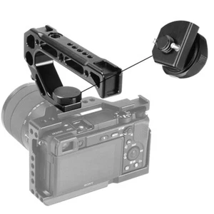 Aumi Camera Cold Shoe Mount Handle Hand Grip with Arri Positioning Hole Top Grip - Picture 1 of 9
