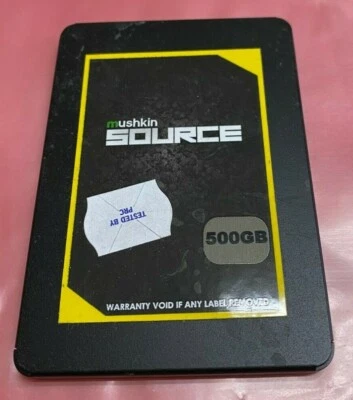 Mushkin Source 500GB Laptop SATA Hard Drive 2.5" MKNSSDSR500GB - Tested - Image 1 of 3