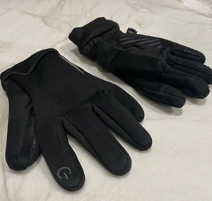 YukiniYa Kids Winter Gloves Soft Fleece Touch Screen Anti-slip, Black, Large - Picture 1 of 5