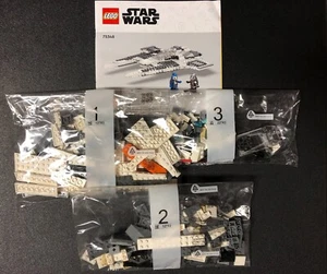LEGO Star Wars Mandalorian Fang Fighter ONLY 75348, NO Minifigures - Picture 1 of 2