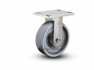 72XP05201R 5" x 2" Albion Rigid Caster, Polyurerthane Wheel, 1200 lb. Capacity - Picture 1 of 2