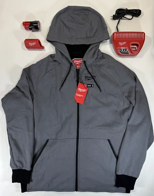 Milwaukee M12 Heated Hoodie Kit w/ 2.0 Ah Battery & Charger Mens 2XL 306G-212X - Image 1 of 4