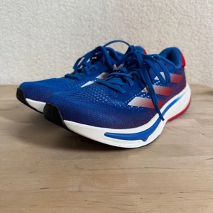 Adidas Supernova Peachtree Road Race Running Shoes Men's Size 8.5 US | Blue/Red - Picture 1 of 10