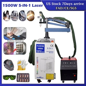 5-IN-1 1500W Fiber Laser Welding Cutting Cleaning Machine Battery Welder Machine - Picture 1 of 20