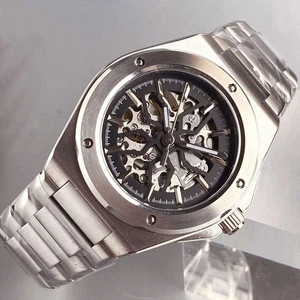 Reloj automático para hombre NH70A 40 mm esfera negra esqueleto cristal de zafiro 40 mm - Imagen 1 de 7
