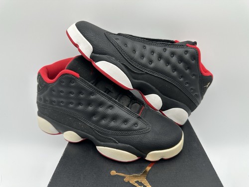 Nike Air Jordan Retro 13 Low XIII allevate nere rosse 318811 027 taglia 5 5 anni bambini GS