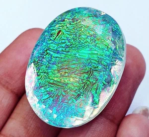 Piedra preciosa suelta certificada ópalo de fuego monarca doblete natural 101,30 quilates - Imagen 1 de 8